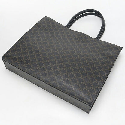 中古 セリーヌ トートバッグ メンズ ブランド CELINE トリオンフキャンバス ブラック USDCE114518011