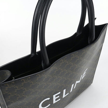 中古 セリーヌ トートバッグ メンズ ブランド CELINE トリオンフキャンバス ブラック USDCE114518011