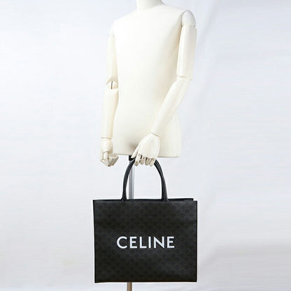 中古 セリーヌ トートバッグ メンズ ブランド CELINE トリオンフキャンバス ブラック USDCE114518011