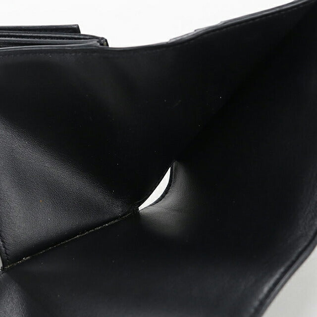 中古 セリーヌ 三つ折り財布 三折財布 レディース ブランド CELINE トリフォールドウォレット 10B573 ブラック USDCE114581011