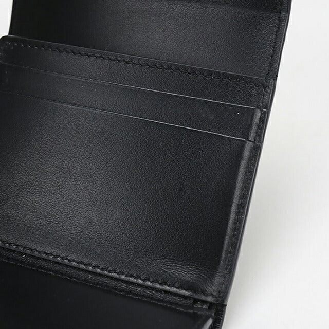 中古 セリーヌ 三つ折り財布 三折財布 レディース ブランド CELINE トリフォールドウォレット 10B573 ブラック USDCE114581011