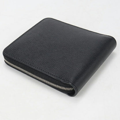 中古 セリーヌ 二つ折り財布 二折財布 メンズ ブランド CELINE ジップドバイフォールド 10J613BEN.38SI ブラック USDCE114583011