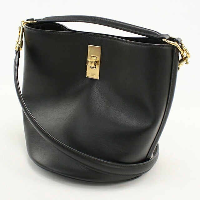 中古 セリーヌ ハンドバッグ レディース ブランド CELINE 16 セーズ ティーン バケット 2WAY 197573CR4.38NO ブラック USDCE115180011