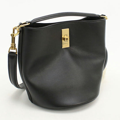 中古 セリーヌ ハンドバッグ レディース ブランド CELINE 16 セーズ ティーン バケット 2WAY 197573CR4.38NO ブラック USDCE115180011
