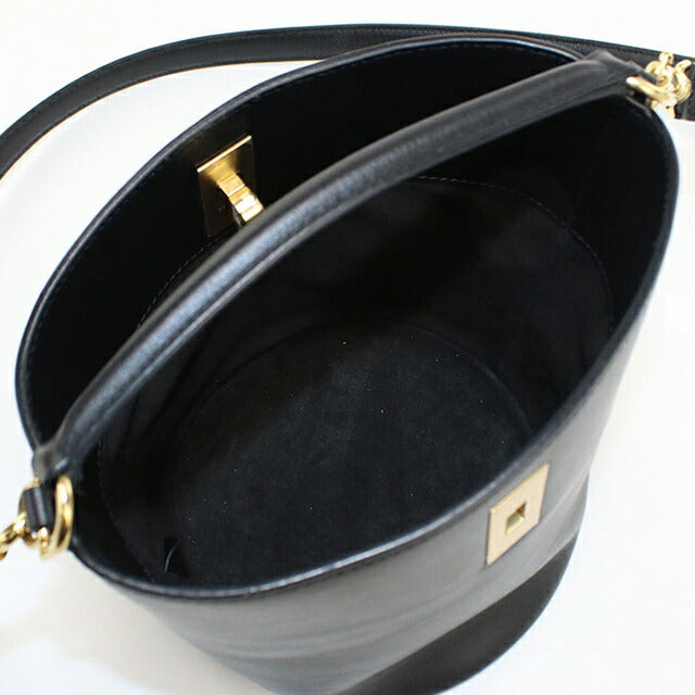 中古 セリーヌ ハンドバッグ レディース ブランド CELINE 16 セーズ ティーン バケット 2WAY 197573CR4.38NO ブラック USDCE115180011