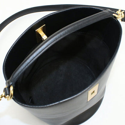 中古 セリーヌ ハンドバッグ レディース ブランド CELINE 16 セーズ ティーン バケット 2WAY 197573CR4.38NO ブラック USDCE115180011