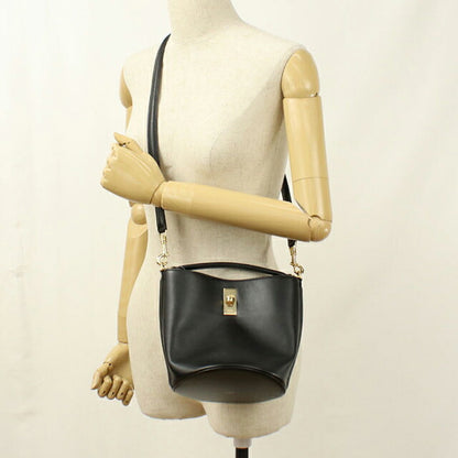 中古 セリーヌ ハンドバッグ レディース ブランド CELINE 16 セーズ ティーン バケット 2WAY 197573CR4.38NO ブラック USDCE115180011