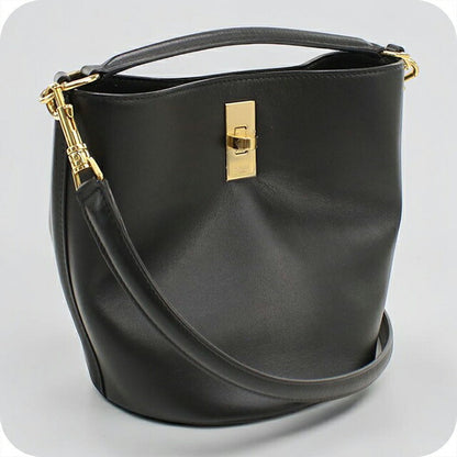 中古 セリーヌ ハンドバッグ レディース ブランド CELINE 16 セーズ ティーン バケット 2WAY 197573CR4.38NO ブラック USDCE115180011