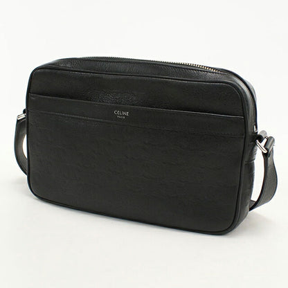 中古 セリーヌ 斜め掛け ショルダーバッグ メンズ CELINE エンボス加工 トリオンフ ミディアム メッセンジャーバッグ 117003FS3.38SI USDCE115604011