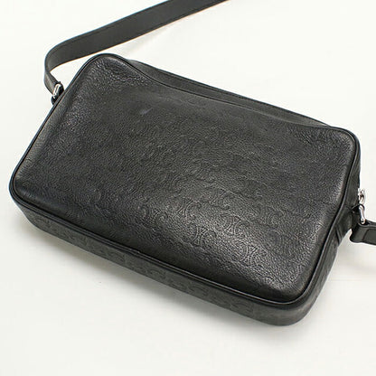 中古 セリーヌ 斜め掛け ショルダーバッグ メンズ CELINE エンボス加工 トリオンフ ミディアム メッセンジャーバッグ 117003FS3.38SI USDCE115604011