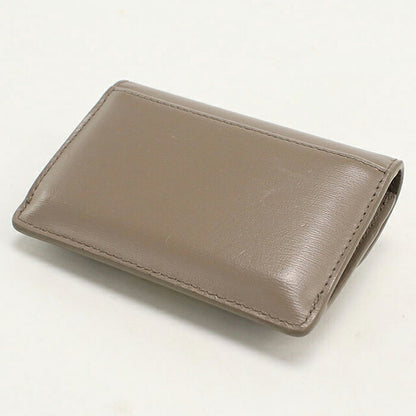 中古 セリーヌ カードケース コンパクト レディース ブランド CELINE トリオンフ フラップ付きカードホルダー 10I583DPV グレー USDCE115606011