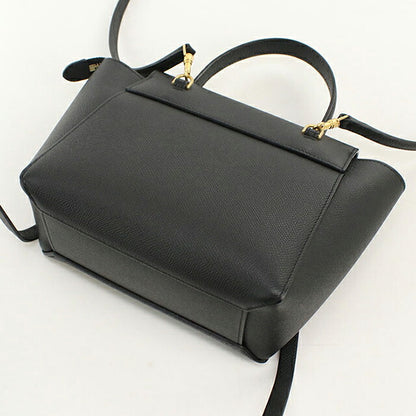 中古 セリーヌ ハンドバッグ レディース ブランド CELINE ベルトバッグ ナノ 2WAY 189003ZVA.38NO ブラック USDCE116089011