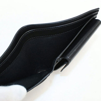 中古 セリーヌ 二つ折り財布 二折財布 コンパクト メンズ ブランド CELINE  バイフィールドウォレット 10C873GTZ.38SI ブラック USDCE116136011