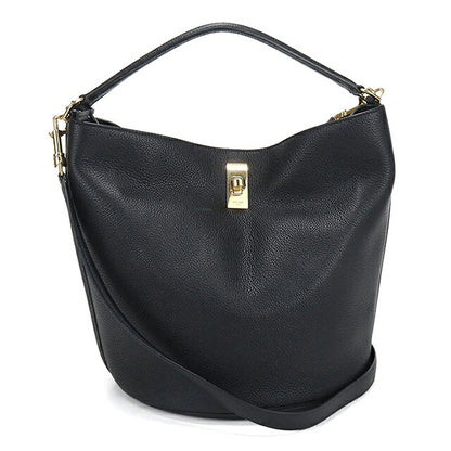 中古 セリーヌ ハンドバッグ レディース ブランド CELINE １６(セーズ) バケットバッグ 2WAY ブラック USDCE116215011