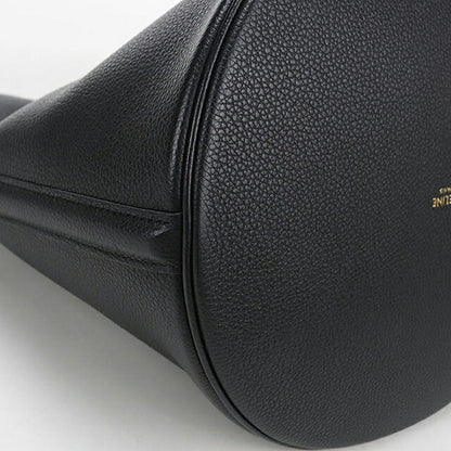 中古 セリーヌ ハンドバッグ レディース ブランド CELINE １６(セーズ) バケットバッグ 2WAY ブラック USDCE116215011