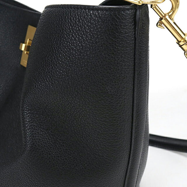 中古 セリーヌ ハンドバッグ レディース ブランド CELINE １６(セーズ) バケットバッグ 2WAY ブラック USDCE116215011