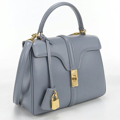 中古 セリーヌ ハンドバッグ レディース ブランド CELINE 16(セーズ) スモール 2WAY 188003BEY ブルー USDCE116228011