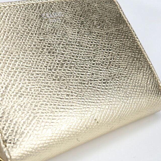 中古 セリーヌ 小銭入れ レディース ブランド CELINE コインケース ゴールド USDCE116386011