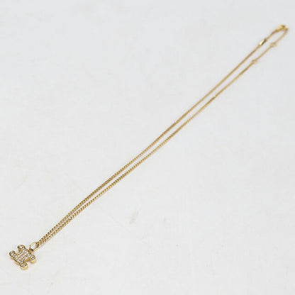 中古 セリーヌ ネックレス レディース ブランド CELINE トリオンフ ラインストーン 460GB6BZI.35OR ゴールド アクセサリー USDCE116479011
