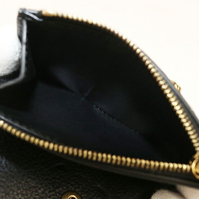 中古 セリーヌ 三つ折り財布 三折財布 コンパクト レディース ブランド CELINE  ファイン 10M963GHH.38NO ブラック USDCE116577011
