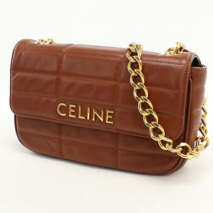 中古 セリーヌ ショルダーバッグ レディース ブランド CELINE  チェーン 11127 3EPZ ブラウン USDCE116719011