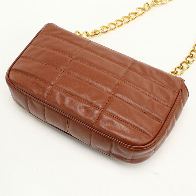 中古 セリーヌ ショルダーバッグ レディース ブランド CELINE  チェーン 11127 3EPZ ブラウン USDCE116719011