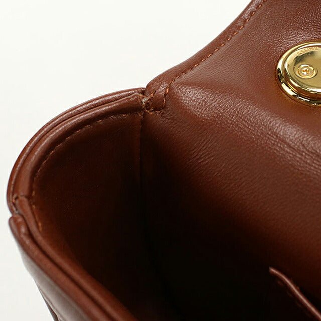 中古 セリーヌ ショルダーバッグ レディース ブランド CELINE  チェーン 11127 3EPZ ブラウン USDCE116719011