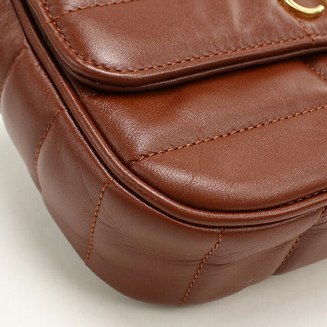 中古 セリーヌ ショルダーバッグ レディース ブランド CELINE  チェーン 11127 3EPZ ブラウン USDCE116719011