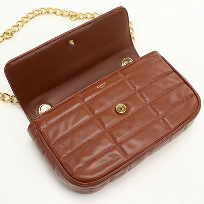 中古 セリーヌ ショルダーバッグ レディース ブランド CELINE  チェーン 11127 3EPZ ブラウン USDCE116719011