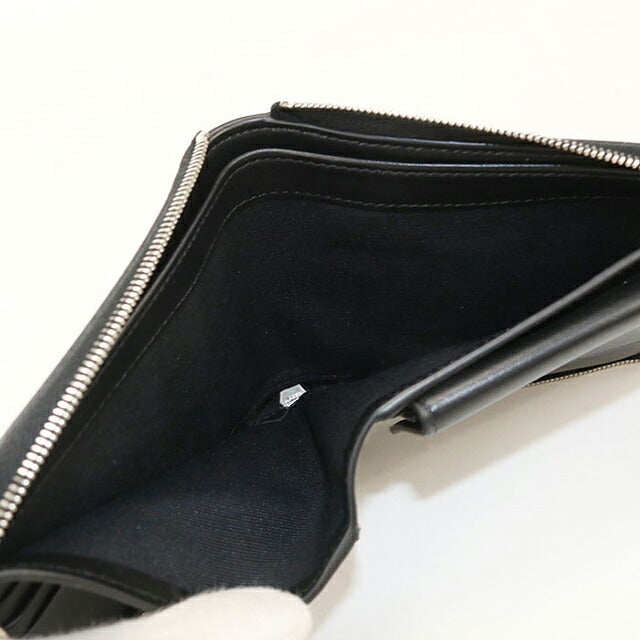 中古 セリーヌ ラウンドファスナー折財布 メンズ ブランド CELINE  ジップドバイフォールド 10J613BEN.38SI ブラック USDCE116863011