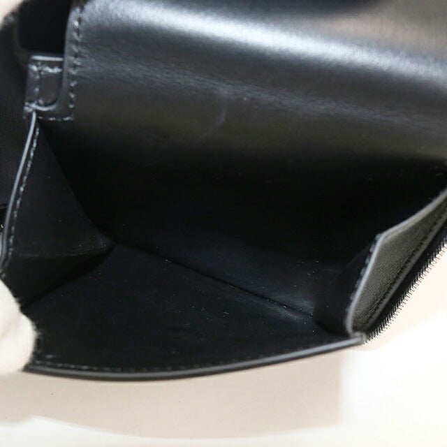 中古 セリーヌ ラウンドファスナー折財布 メンズ ブランド CELINE  ジップドバイフォールド 10J613BEN.38SI ブラック USDCE116863011