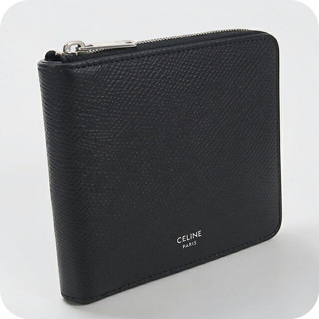 中古 セリーヌ ラウンドファスナー折財布 メンズ ブランド CELINE