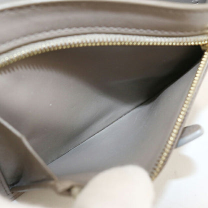 中古 セリーヌ 二つ折り財布 二折財布 コンパクト レディース ブランド CELINE  ミディアム　ストラップウォレット 10B643BRU グレー USDCE117040011