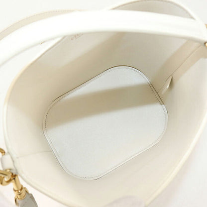 中古 セリーヌ ハンドバッグ レディース ブランド CELINE ルイーズ  スモール バッグ 2WAY 119173FX9 ホワイト USDCE117233011