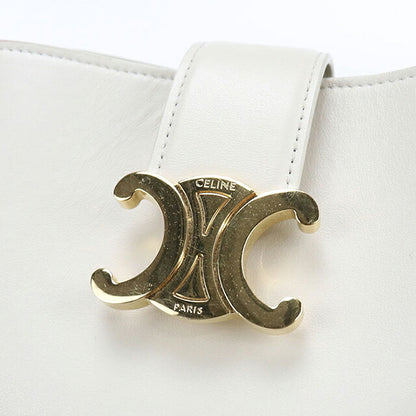中古 セリーヌ ハンドバッグ レディース ブランド CELINE ルイーズ  スモール バッグ 2WAY 119173FX9 ホワイト USDCE117233011