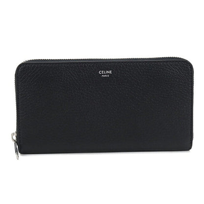 中古 セリーヌ 長財布ラウンドファスナー メンズ ブランド CELINE  ラージ ジップウォレット 10B553GTH.38SI ブラック USDCE117237011