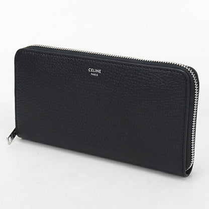 中古 セリーヌ 長財布ラウンドファスナー メンズ ブランド CELINE  ラージ ジップウォレット 10B553GTH.38SI ブラック USDCE117237011