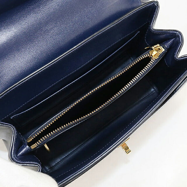 中古 セリーヌ ハンドバッグ レディース ブランド CELINE 16(セーズ) ２WAY スモール バッグ 188003BEY ネイビー USDCE117264011
