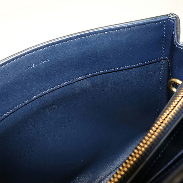 中古 セリーヌ ハンドバッグ レディース ブランド CELINE 16(セーズ) ２WAY スモール バッグ 188003BEY ネイビー USDCE117264011