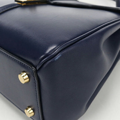 中古 セリーヌ ハンドバッグ レディース ブランド CELINE 16(セーズ) ２WAY スモール バッグ 188003BEY ネイビー USDCE117264011