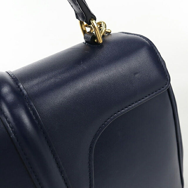 中古 セリーヌ ハンドバッグ レディース ブランド CELINE 16(セーズ) ２WAY スモール バッグ 188003BEY ネイビー USDCE117264011
