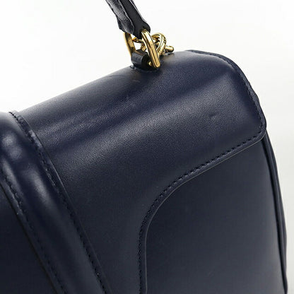 中古 セリーヌ ハンドバッグ レディース ブランド CELINE 16(セーズ) ２WAY スモール バッグ 188003BEY ネイビー USDCE117264011