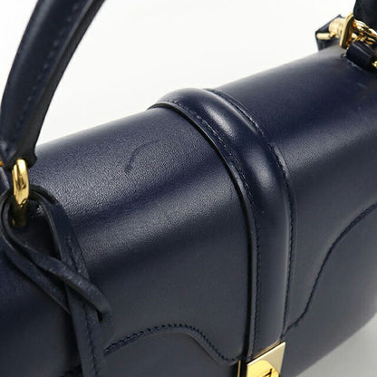 中古 セリーヌ ハンドバッグ レディース ブランド CELINE 16(セーズ) ２WAY スモール バッグ 188003BEY ネイビー USDCE117264011