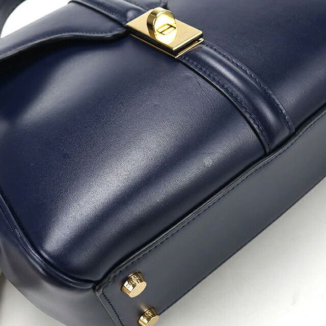 中古 セリーヌ ハンドバッグ レディース ブランド CELINE 16(セーズ) ２WAY スモール バッグ 188003BEY ネイビー USDCE117264011