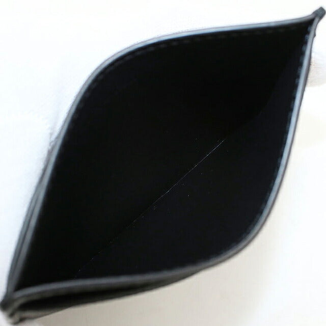 Used Celine Card Case Compact Unisex Brand CELINE Triomphe Canvas Card Holder 10B702 Black USDCE117688011