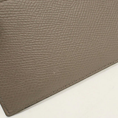 中古 セリーヌ 小銭入れ レディース ブランド CELINE  ジップコンパクトカードホルダー フラグメントケース 10B683 グレー USDCE117689011