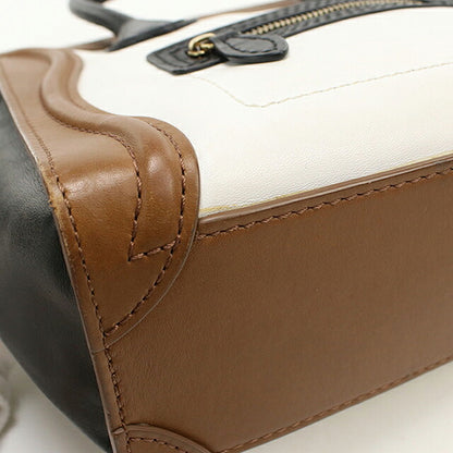中古 セリーヌ ハンドバッグ レディース ブランド CELINE  ラゲージ ナノショッパー レザー 167793 ブラウン USDCE117865011