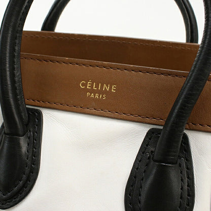 中古 セリーヌ ハンドバッグ レディース ブランド CELINE  ラゲージ ナノショッパー レザー 167793 ブラウン USDCE117865011