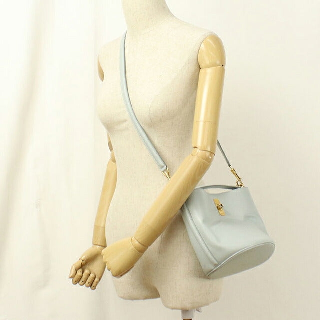 中古 セリーヌ ハンドバッグ レディース ブランド CELINE  ティーンバケット 16 2WAY 197573CR4 ブルー USDCE118011011