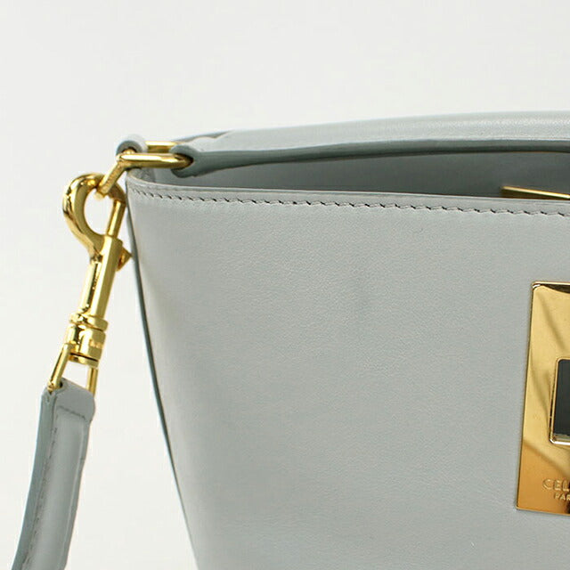 中古 セリーヌ ハンドバッグ レディース ブランド CELINE  ティーンバケット 16 2WAY 197573CR4 ブルー USDCE118011011